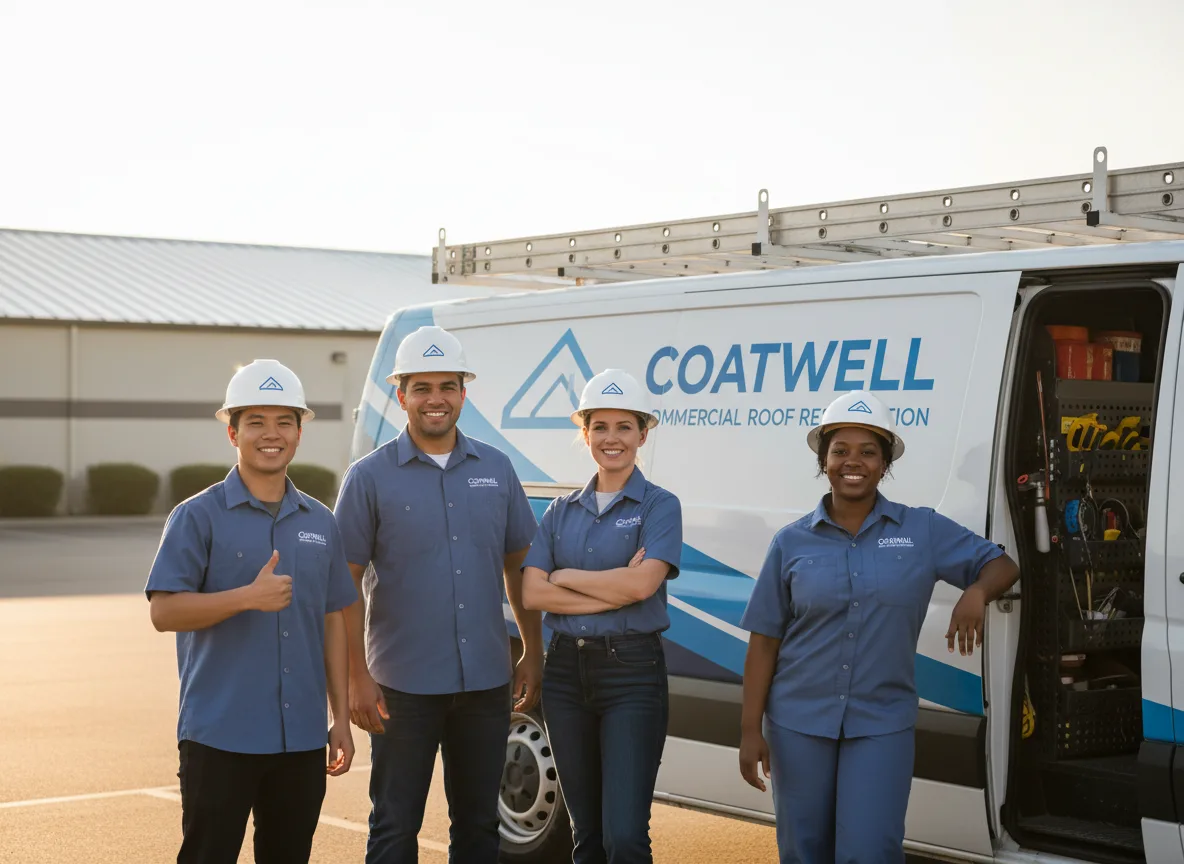 Commercial roof coating company in Cunningham, KS
